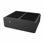 Akasa Fanless Case, Mini ITX, internal DC-DC, 35W TDP, VESA, 5.2L (A-ITX56-M1B)