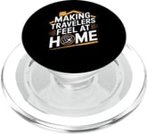 Making Travelers Feel At Home Tour Guide PopSockets PopGrip for MagSafe