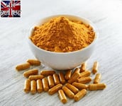 50 x Turmeric And Cocoa Capsules 800mg *Vegetarian 100% Organic* Curcumin, Cacao