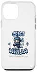 Coque pour iPhone 12 mini Ski Ninja Snowboard Ninja Ski Snow Rider