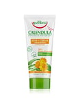 Equilibra Corps, Calendula Leni-Crema, Crème Lenitive, idéale pour la protection des poils sec, découpés et facilement Arrosables avec Aloe Vera, Calenduler, Glycérine et caoutchouc Xanthana, 100 ml