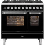 Ilve Roma PD096WE3/MG 90cm Wide Dual Fuel Range Cooker – Matt Graphite