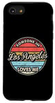 Coque pour iPhone SE (2020) / 7 / 8 Quelqu'un à Los Angeles m'aime City, États-Unis, États-Unis