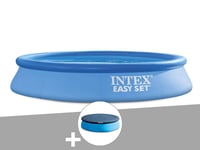 Kit piscine autoportée Intex Easy Set 3,05 x 0,61 m + Bâche de protection