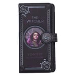 Nemesis Now The Witcher Yennefer Porte-Monnaie en Cuir synthétique Noir 18,5 cm Produit sous Licence Officielle The Witcher en Relief, 4 Compartiments pour espèces et 12 Cartes, Noir, 18.5cm,