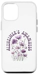 Coque pour iPhone 14 Porter Purple Alzheimer Sensibilisation Démence