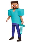 Steve Deluxe Mojang Minecraft Player Video Game Dress Up Child Boys Costume S