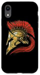 Coque pour iPhone XR Casque Spartiate Guerrier Mythologie Grecque Empire Romain