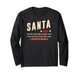 Santa Baby Christmas Song Lyrics Eartha Kitt Long Sleeve T-Shirt