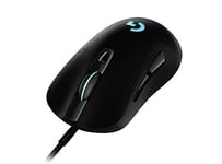 Logitech G403 Souris Gamer Filaire, 25 600 PPP, RVB Gaming, Ultra-Léger, Poids Ajustables, 6 Boutons Programmables, Mémoire Intégrée, Batterie Longue Durée, PC/Mac, Noire