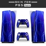 Sticker En Vinyle Pour Manette De Console Ps5 - Compatible Avec Sony Playstation 5 Edition Digitale