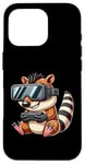 Coque pour iPhone 16 Pro Animal de joueur mignon avec des lunettes VR Cartoon