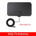 Antenne TV numérique à gain élevé pour Global Digita TV,amplificateur intérieur et extérieur,boîtier DTV HD,4K,8K,1080P,25DB,500 Miles,4000Miles - Type Only Amplifier #C