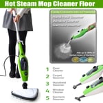 Steam Mop, 10 in 1 Convenient Detachable Handheld Steam Cleaner for Hardwood, Tiles, Carpet with Multifunctional Tools,1300W Handheld Steamer for Kitchen, Garment and Furniture, 3.5m Power Cord