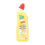 12x At Accueil Nettoyant Wc Actif Gel Citrons 0,75L Toilettes Bain Usage Vert