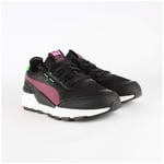 Puma RS-0 Rein Black Synthetic Mens Lace Up Trainers 371828 03 - Size UK 4.5