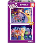 Educa - 2 Puzzles en Carton de 100 pièces avec Les Images de Inside Out 2, Double Plaisir. Cadeau Parfait pour Les Filles et Les garçons de 6 7 8 Ans (20100)