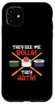 Coque pour iPhone 11 They See Me Rollin They Hatin Rouleau à sushi japonais