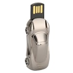 USB-muistitikku Cool Sports Car Shape Plug and Play Mini Metal USB2.0 Flash Drive USB Memory Stick PC Kannettava Auto Musta 64GB