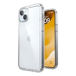 Speck Clear iPhone 15 Plus Case - Slim, MagSafe Compatible, Drop Protection - for iPhone 15 Plus & iPhone 14 Plus - Scratch Resistant, Anti-Yellowing, 6.7 Inch Phone Case - GemShell Clear