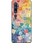 Xiaomi Mi Note 10 Pro Gennemsigtigt Telefoncover Miniatyrblommor