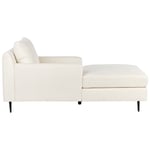 Chaise Longue En Velours Beige Gueret