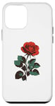 iPhone 12 mini Cute Red Roses Flower Gardening Red Flower Valentines Day Case