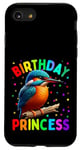 Coque pour iPhone SE (2020) / 7 / 8 It's My Birthday Bird Girl Bird Birthday Princess Girl