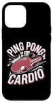 Coque pour iPhone 12 mini Le ping-pong est mon cardio