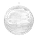 VEVOR Boule disco miroir, 495 mm, grande boule à facette miroir avec anneau de suspension, décorations de fête de boule disco éclair, pour DJ Club, scène, anniversaire, Noël, célébration du Nouvel An