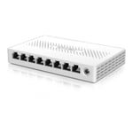 Tenda Switch 8 Ports 2,5 Gigabit commutateur réseau commutateur LAN (commutateur Ethernet Plug-and-Play, Non géré, boîtier en Plastique) (SE108)