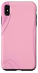 Coque pour iPhone XS Max Art minimaliste couleur crème neutre rose clair