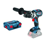 Bosch Professional 18V System perceuse-visseuse sans-fil GSR 18V-110 C (couple maxi : 110 Nm, Ø de vissage maxi : 12 mm, sans batterie ni chargeur, dans L-BOXX 136)