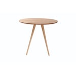 Miliboo - Table à manger ronde bois clair D90 cm artik