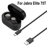 Wireless Earphones Charging Box for Jabra Elite 75T Elite Active 75T