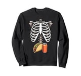 Ribcage Taco Beverage Sweatshirt