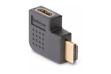 StarTech.com Right Angle HDMI 2.0 Adapter, 90-Degree HDMI Port Saver, M/F - HDMI-adapter