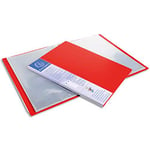 Exacompta Protège-documents Up Line - spécial classement vertical 20 pochettes / 40 vues rouge