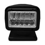 ACR RCL95 Black LED Spotlight with Wired Point Pad and Wireless Handeld Remote 12/24v