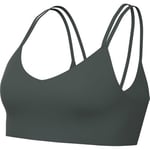 Nike Women's Alate Trace Padded Strappy Sports Bra with Light Support Sports Bra