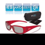 EX3D Enfants 3D Lunettes Passif de Polfilter Fille HD 3D-TV Cinéma Beamer