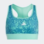 adidas AEROREADY PowerReact Animal Print Padded Sports Bra Kids