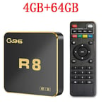 Q96 R8 TV-box Android 10 Iptv Allwinner H313 Quad Core 2.4g 5g Dual Wifi Uhd Hdr10 4k Media Player H. 265 8gb 128gb Hem