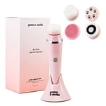 Grace & Stella - Brosse de Nettoyage Electrique pour le Visage 4 Têtes  1 Bro...