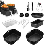 11pcs Air Fryer Accessories for Ninja Double 7.6L-9.5L Aif fryer Dual Zone 