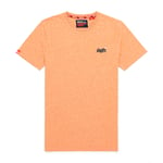 Superdry Ol Vintage Embroidery Mens T-shirt - Coral Grit All Sizes