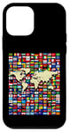 iPhone 12 mini 252 Flags,World Flags,World map with flags. Case