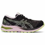 Asics Gel Cumulus 23 GS Junior Running Shoes Black Kids Cushioned Run Trainers