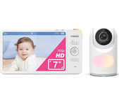 VTECH VM7367HD 7" LCD Screen Smart Video Baby Monitor - White