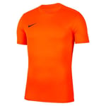 NIKE Mens Dri-fit Park 7 Jby Sweatshirt, Safety Orange/Black, L EU